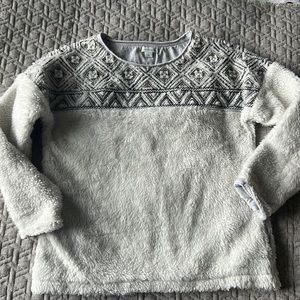 Sundance Haven Beaded Fuzzy Sweatshirt sz Medium
